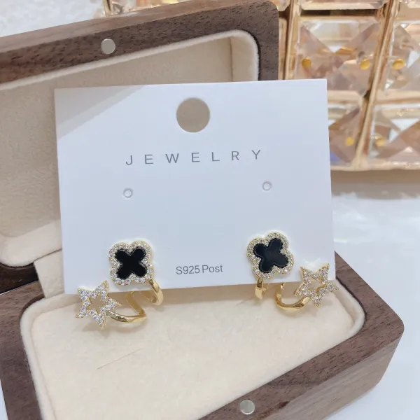 Black_Cuff_Fashion_Korean_Earrings_For_Women