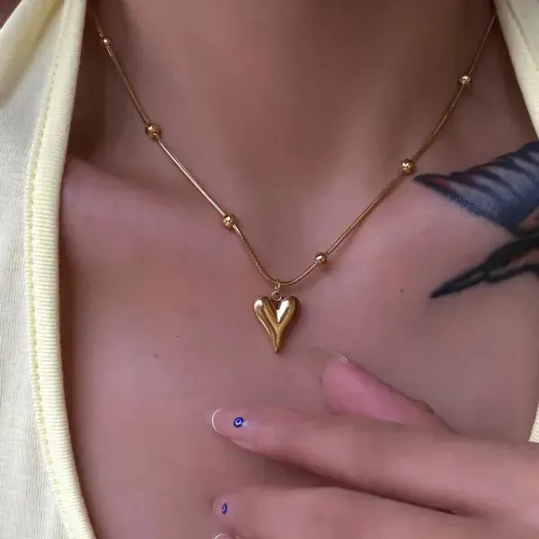 Gold_Anti_Tarnish_Stainless_Steel_Heart_Nacklace_Goldplated_Plated_Stainless_Steel_Necklace_For_Women