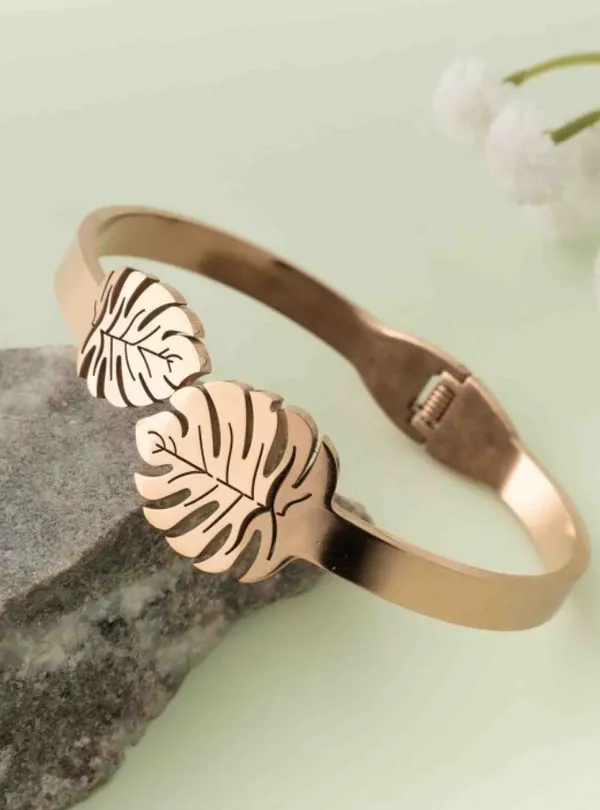 Rose_Gold_Elegant_Leaf_Bracelet_Perfect_Gift_Jewelry_For_Women