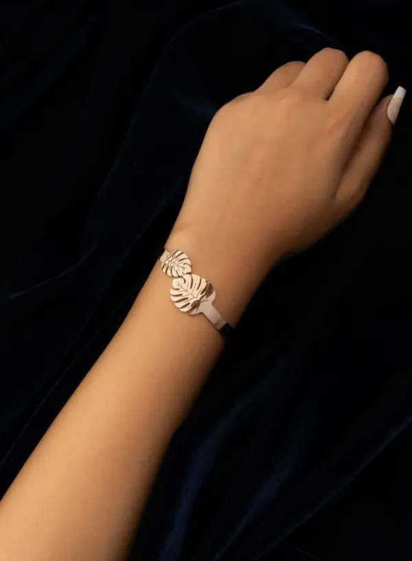 Rose_Gold_Elegant_Leaf_Bracelet_Perfect_Gift_Jewelry_For_Women