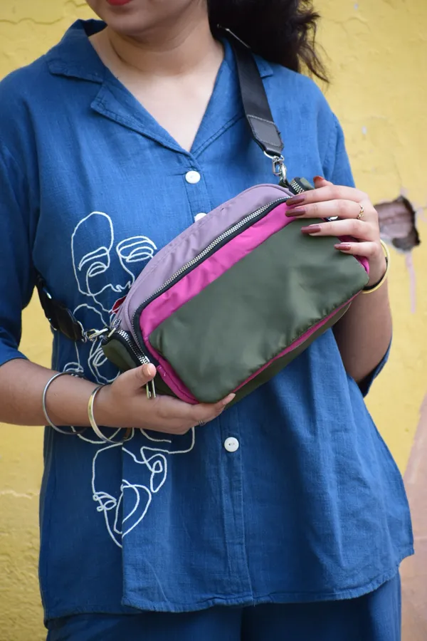 Multicolour_Leather_Chest_Pouch_For_Women