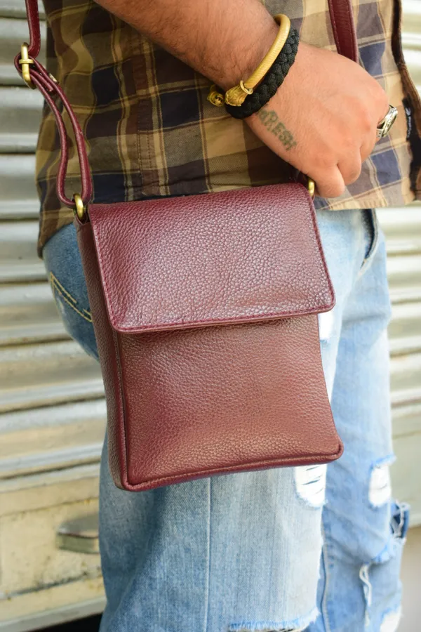 Brown_Leather_Mini_Sling_Side_Bag_For_Women