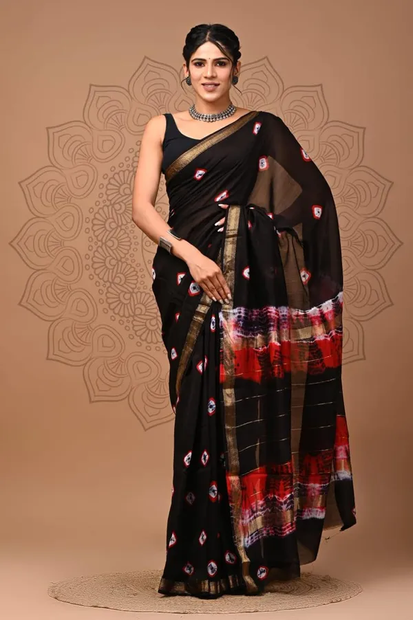 Black_Soft_Maheshwari_Silk_Dabu_Print_Women