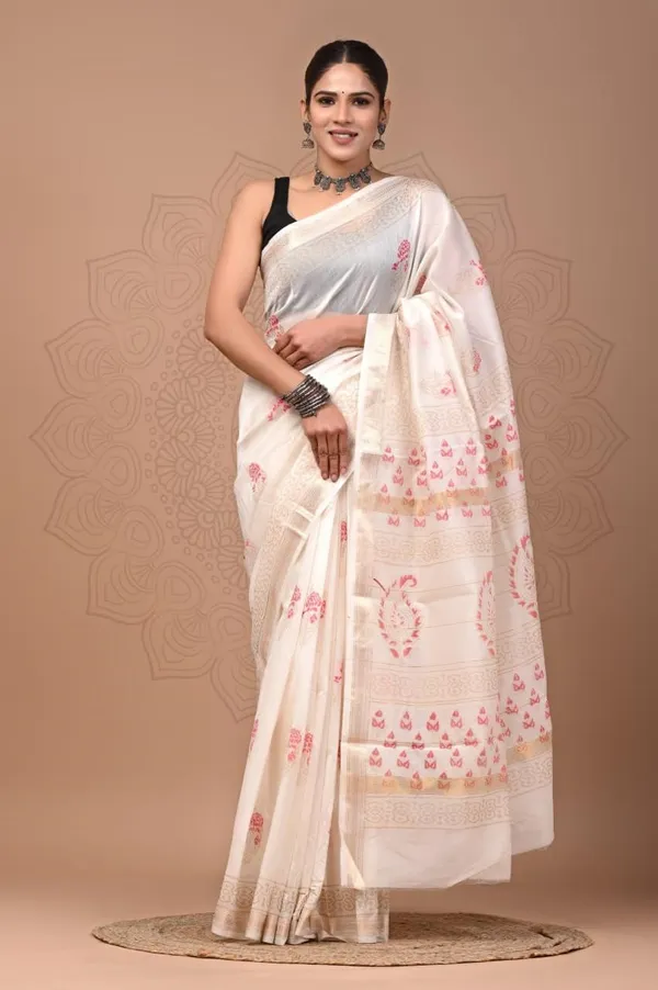 Offwhite_Soft_Maheshwari_Silk_Hand_Block_Print_Women