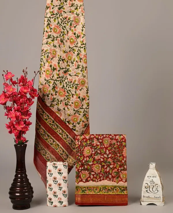Red_Silk_Blend_Hand_Stitched_Work_Unstitched_Suit_for_Women