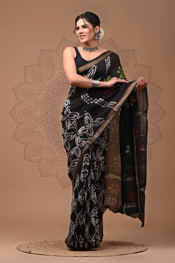 Black_Soft_Maheshwari_Silk_Bagru_Print_Women