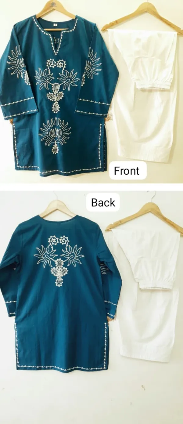 Blue_Cotton_Kurta_with_Farshi_Salwar_Cord_Set