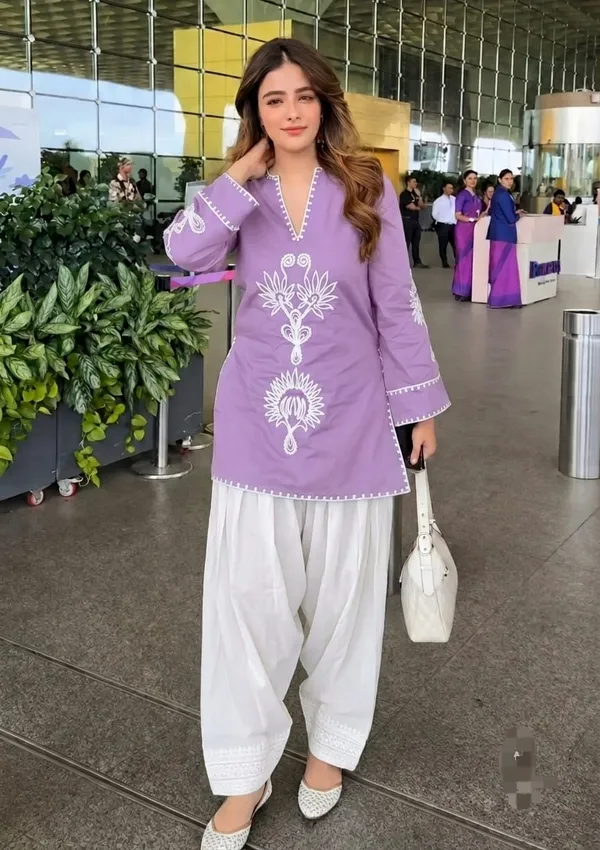 Purple_Cotton_Kurta_with_Farshi_Salwar_Cord_Set