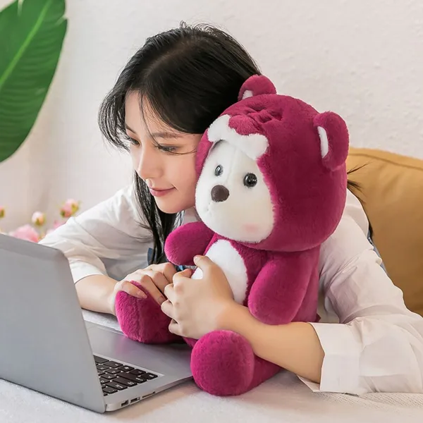 Purplish_Pink_Endless_Adventures_Await_With_The_Lina_Bear_"Costume_Carnival"_Movable_Joint_Plush_Doll