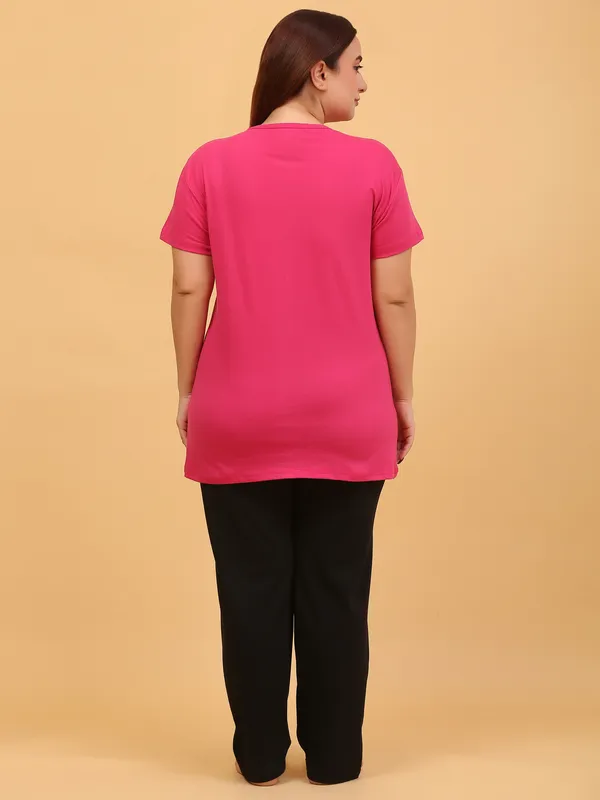 WOMEN_SHORT_TSHIRT_ZOO(RANI)_LOWER(BLACK)