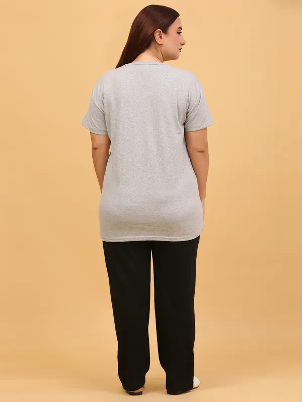 WOMEN_SHORT_TSHIRT_I_AM_NOT_YOURS_(GREY)_LOWER(BLACK)