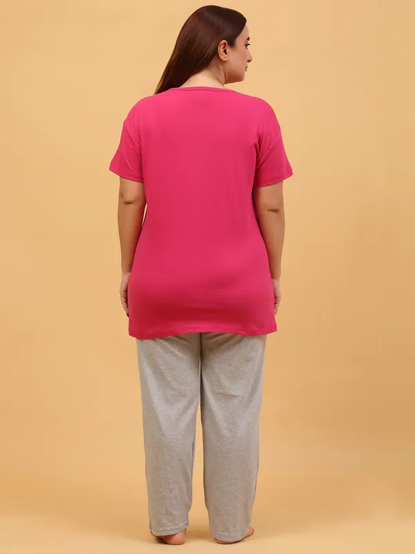 WOMEN_SHORT_TSHIRT_ZOO(RANI)_LOWER(GREY)