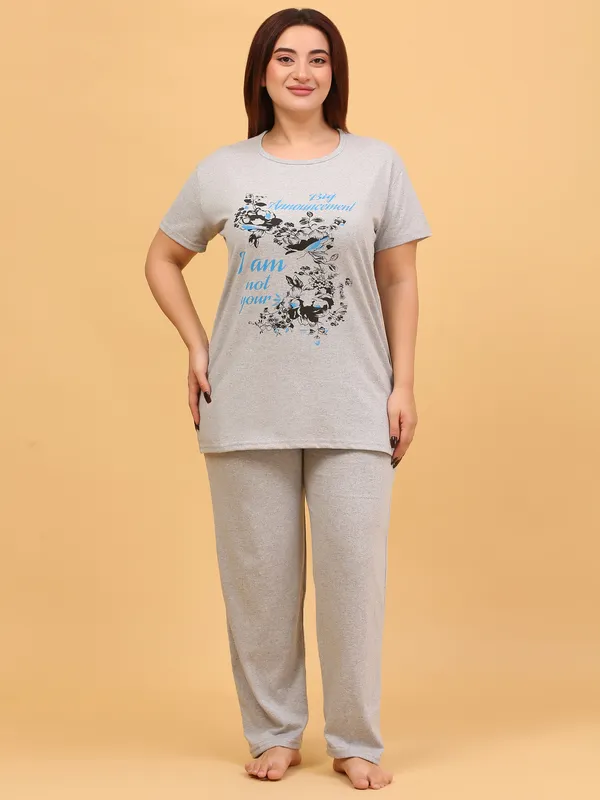 WOMEN_SHORT_TSHIRT_I_AM_NOT_YOURS_(GREY)_LOWER(GREY)