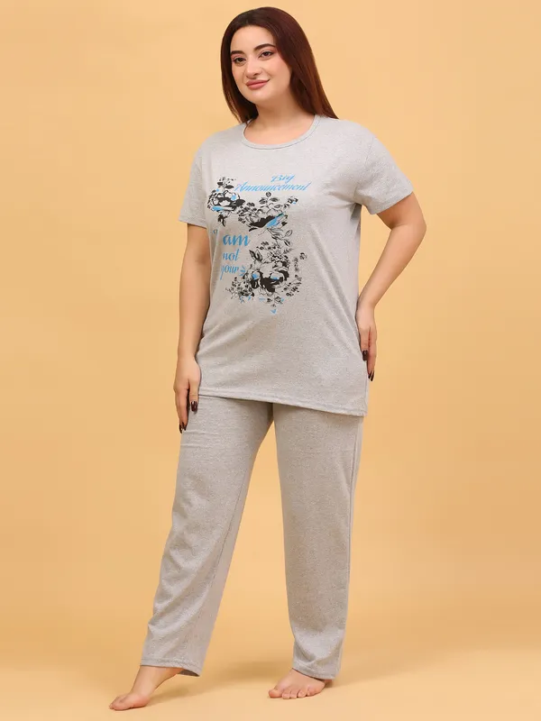 WOMEN_SHORT_TSHIRT_I_AM_NOT_YOURS_(GREY)_LOWER(GREY)
