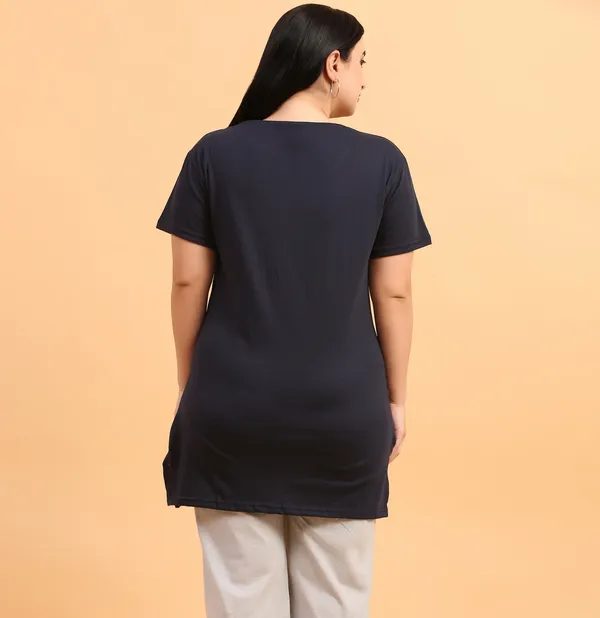 WOMEN_LONG_TSHIRT_BORN(BLACK)