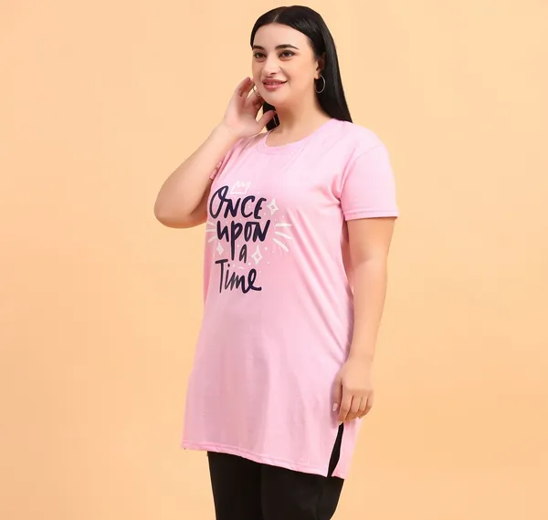 WOMEN_LONG_TSHIRT_ONCE_UPON(LIGHT_PINK)