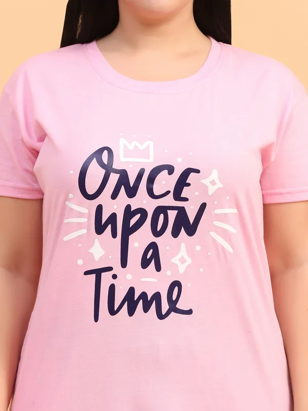 WOMEN_LONG_TSHIRT_ONCE_UPON(LIGHT_PINK)