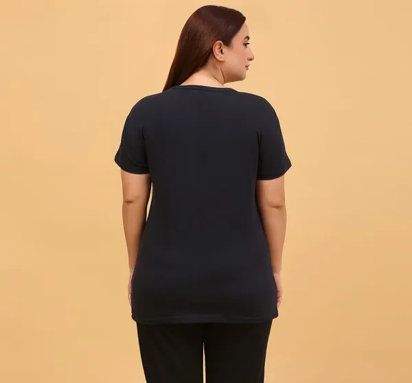 WOMEN_SHORT_TSHIRT_LEAF_(NAVY)