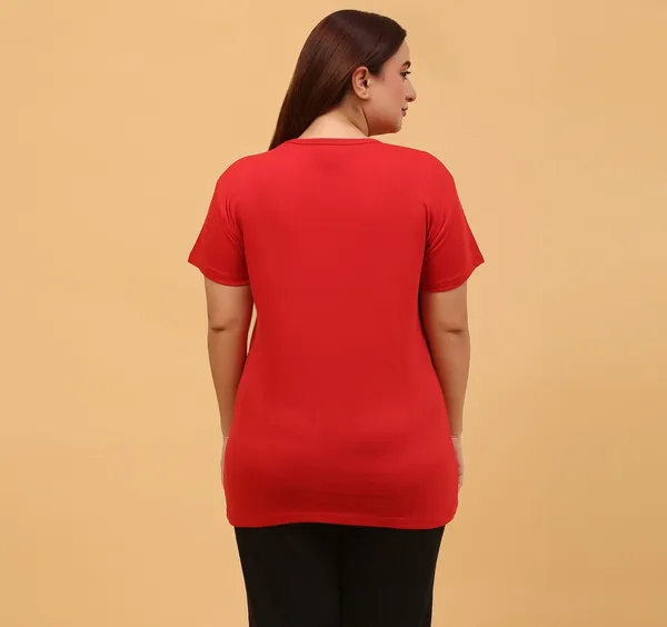 WOMEN_SHORT_TSHIRT_DREAMER(RED)