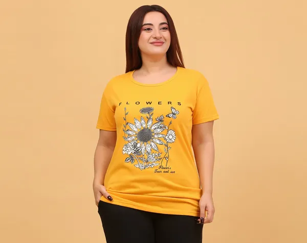 WOMENS_REGULAR_FITTED_HALF_SLEEVES_COTTON_ROUNDNECK_TSHIRT
