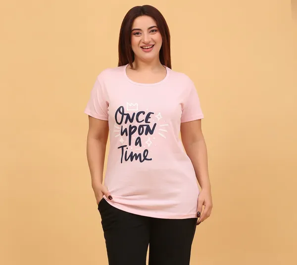 WOMEN_SHORT_TSHIRT_ONCE_UPON(LIGHT_PINK)