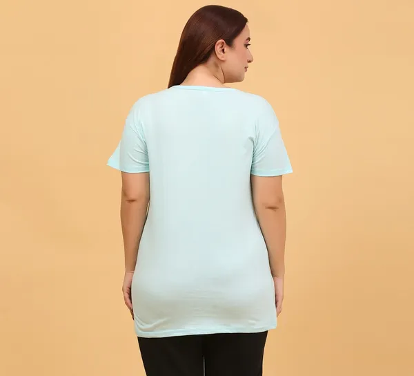 WOMEN_SHORT_TSHIRT_ONCE_UPON(SKY)