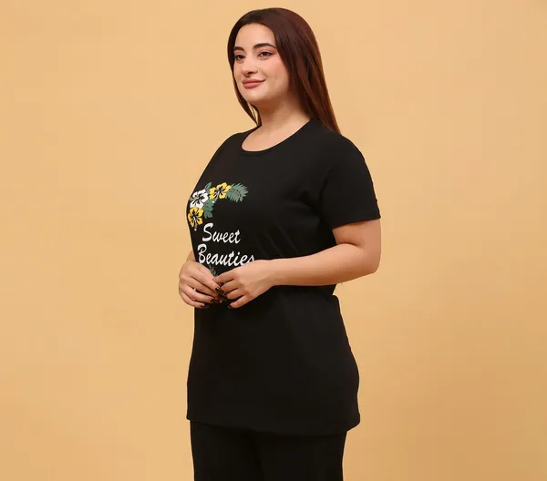 WOMEN_SHORT_TSHIRT_SWEET_(BLACK)