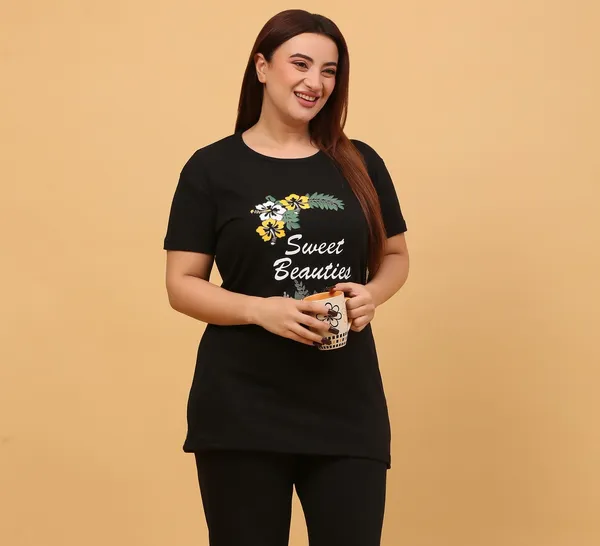 WOMEN_SHORT_TSHIRT_SWEET_(BLACK)