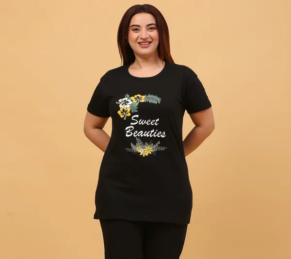 WOMEN_SHORT_TSHIRT_SWEET_(BLACK)