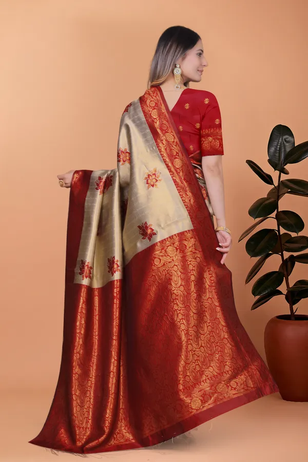Antique_Gold_Royal_Radiance_Banarasi_Silk_Saree_For_Women