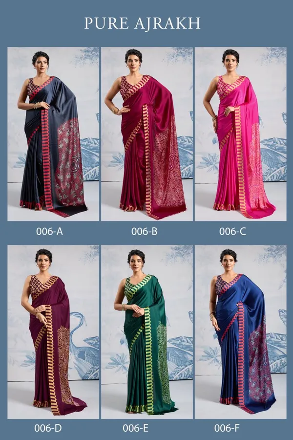 Green_Cotton_Ajrakh_Print_Cotton_Saree_with_Unstitched_Blouse_for_women