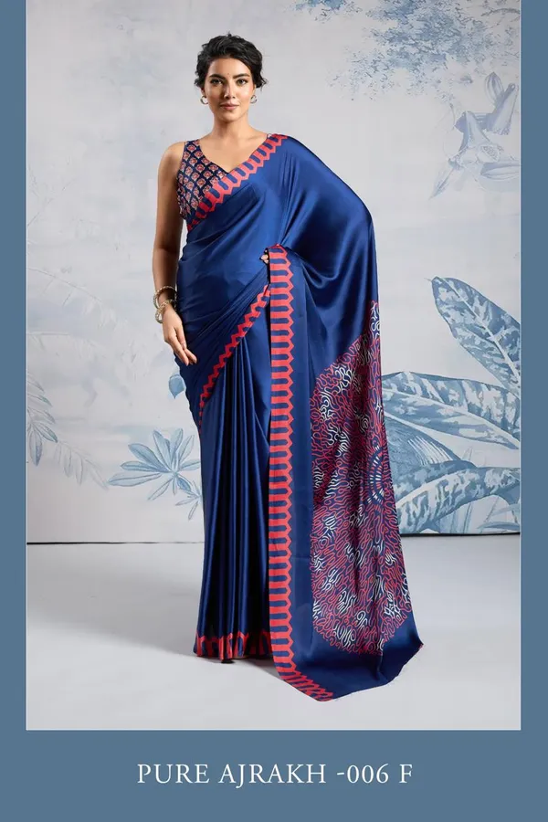 Blue_Cotton_Ajrakh_Print_Cotton_Saree_with_Unstitched_Blouse_for_women