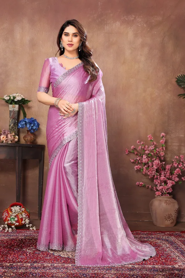 Pink_Net_Silk_Fabric_Latest_Saree_Collection_For_Women