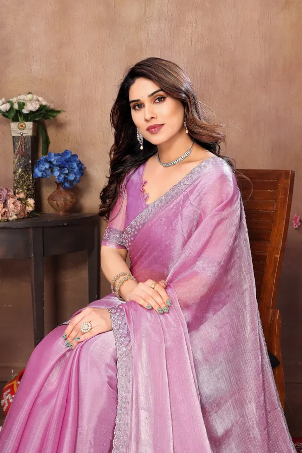 Pink_Net_Silk_Fabric_Latest_Saree_Collection_For_Women