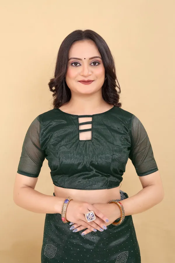 Green_Net_Silk_Fabric_Latest_Saree_Collection_For_Women