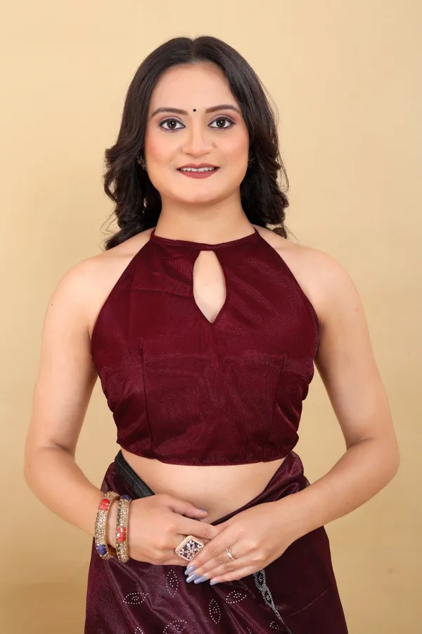 Maroon_Silk_With_Best_Quality_Net_Saree_Collection_For_Women