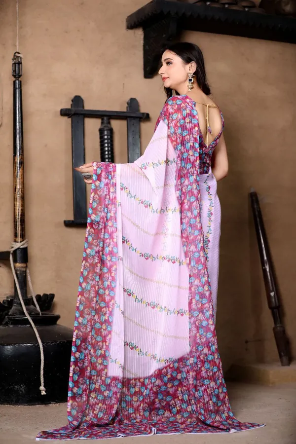 Pink_Linen_Urban_Blossom_Modern_Saree_with_Digital_Floral_Design_For_Women