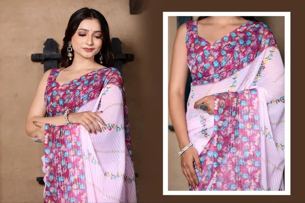 Pink_Linen_Urban_Blossom_Modern_Saree_with_Digital_Floral_Design_For_Women