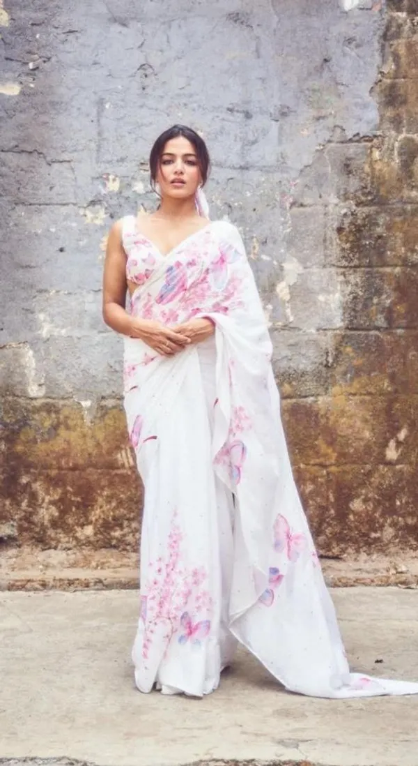 White_Linen_Phoolwari_Whisper_Lightweight_Drape_with_Bloom_Print_For_Women