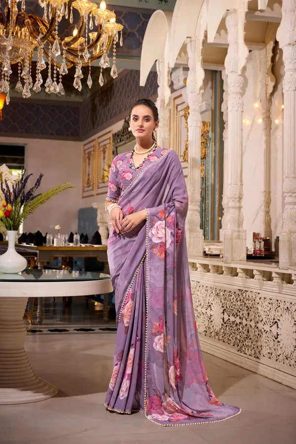 Light_Pink_georgette_printed_saree_with_Pearl_lace_border_For_Women