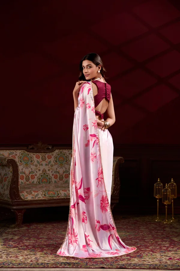 Pink_Satin_Silk_Digital_printed_saree_with_Pearl_lace_border_For_Women