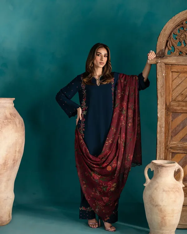 Nevy_Blue_Pure_Natural_Crep_Silk_With_Embroidery_Sequence_Work_With_Full_Sleeve_For_Women