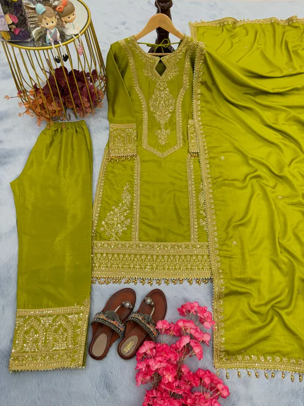 Parrot_Green_Art_Silk_Embroidered_With_Work_Salwar_Suit_For_Women