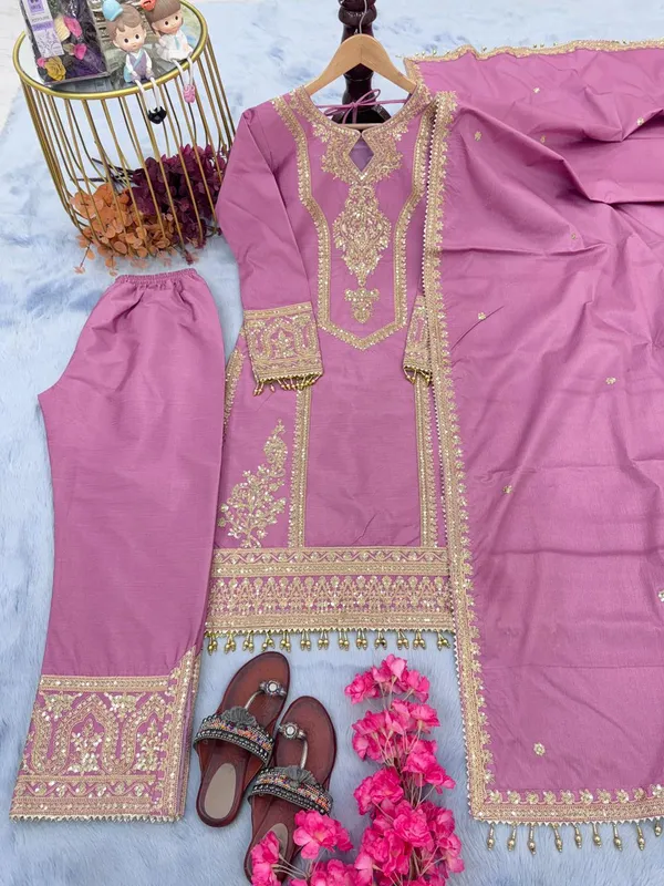 Dusty_Pink_Heavy_Chinon_Silk_With_Heavy_Embroidery_Work_Salwar_Suit_For_Women