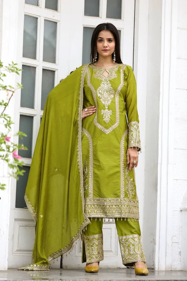 Parrot_Green_Art_Silk_Embroidered_With_Work_Salwar_Suit_For_Women