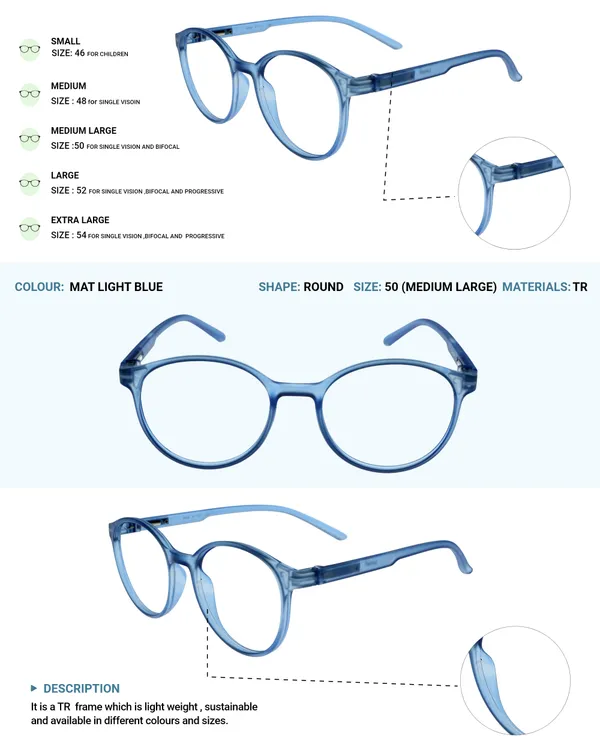 Light_Blue_Round_Shape_Tr_Full_Rim_Frames_Lightweight_Eyeframes_And_Eyewear_For_Unisex_|_Blue_Ray_Zero_Power