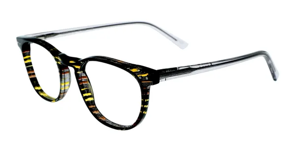 Yellow_&_Black_Round_Shaped_Premium_Acetate_Full_Rim_Lightweight_Premium_Eye_Frames_For_Unisex_|_Blue_Ray_Zero_Power