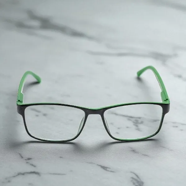 Black_&_Green_Recatngle_Shape_Tr_Full_Rim_Frames_Lightweight_Eyeframes_And_Eyewear_For_Unisex_|_Blue_Ray_Zero_Power