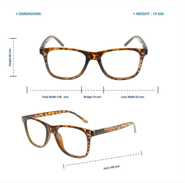 Light_Brown_Wayfarer_Shape_Tr_Full_Rim_Frames_Lightweight_Eyeframes_And_Eyewear_For_Unisex_|_Blue_Ray_Zero_Power