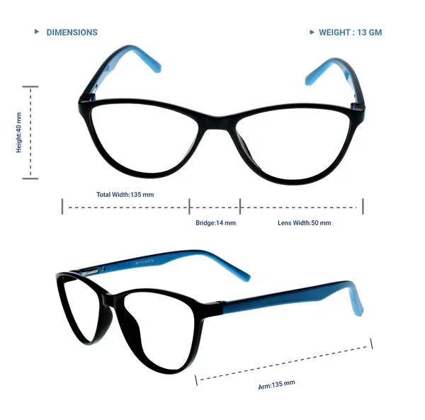 Black_&_Blue_Cat_Eye_Shape_Tr_Full_Rim_Frames_For_Girls_Lightweight_Eyeframes_And_Eyewear_For_Unisex_|_Blue_Ray_Zero_Power